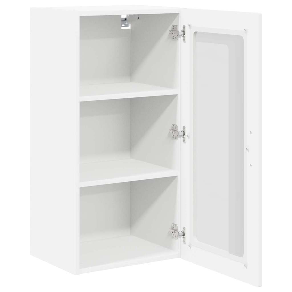 Küchenhängeschrank mit Regal Weiß 40 x 31 x 80 cm Holzwerkstoff